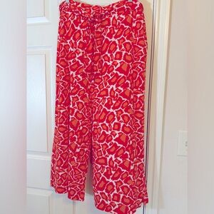 Marblefashions from the UK, Cropped Wide Leg Giraffe Print Pants